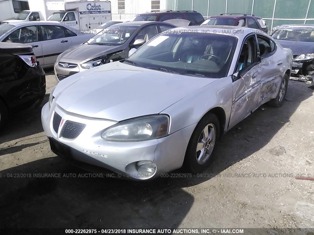 2G2WS522341262075 - 2004 PONTIAC GRAND PRIX GT2 SILVER photo 2