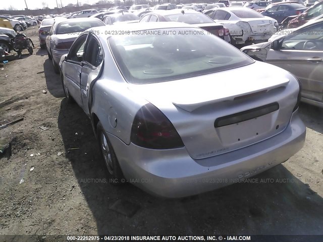 2G2WS522341262075 - 2004 PONTIAC GRAND PRIX GT2 SILVER photo 3