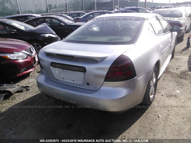 2G2WS522341262075 - 2004 PONTIAC GRAND PRIX GT2 ვერცხლისფერი ფოტო 4