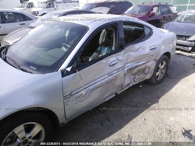 2G2WS522341262075 - 2004 PONTIAC GRAND PRIX GT2 SILVER photo 6