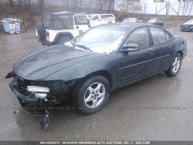 1G2WK52J51F184748 - 2001 PONTIAC GRAND PRIX SE 绿色 照片 2