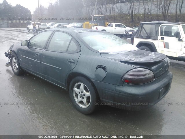 1G2WK52J51F184748 - 2001 PONTIAC GRAND PRIX SE GREEN photo 3