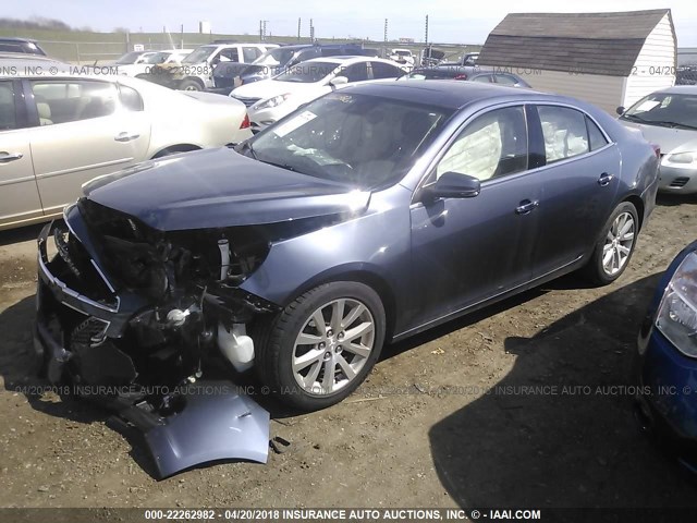 1G11H5SA9DF159868 - 2013 CHEVROLET MALIBU LTZ 蓝色 照片 2