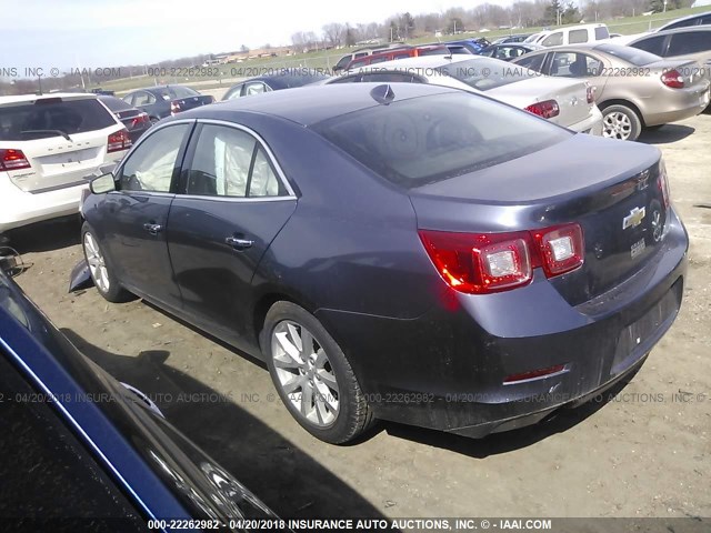 1G11H5SA9DF159868 - 2013 CHEVROLET MALIBU LTZ 蓝色 照片 3
