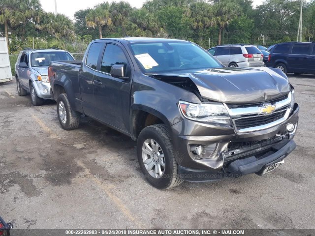 1GCHSCE34G1347207 - 2016 CHEVROLET COLORADO LT BROWN photo 1