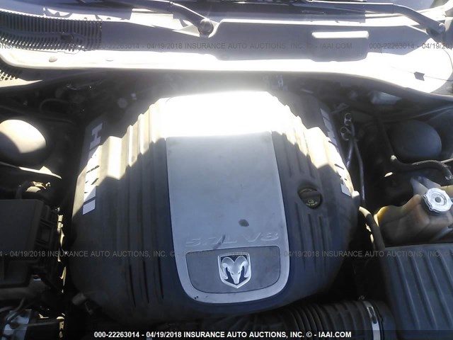 2B3KA53H16H338386 - 2006 DODGE CHARGER R/T BLACK photo 10