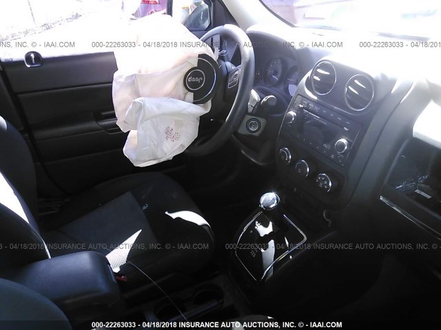 1C4NJPBA6FD124017 - 2015 JEEP PATRIOT SPORT WHITE photo 5