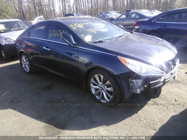 5NPEC4AB5CH478281 - 2012 HYUNDAI SONATA SE/LIMITED BLACK photo 1