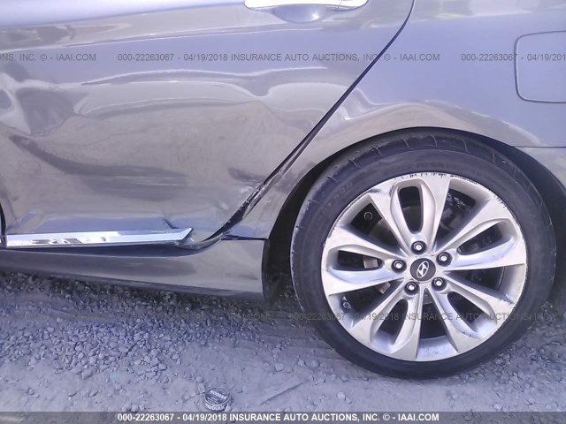 5NPEC4AC6CH361978 - 2012 HYUNDAI SONATA SE/LIMITED GRAY photo 6