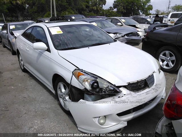 4T1CE38P14U944482 - 2004 TOYOTA CAMRY SOLARA SE/SLE WHITE photo 6