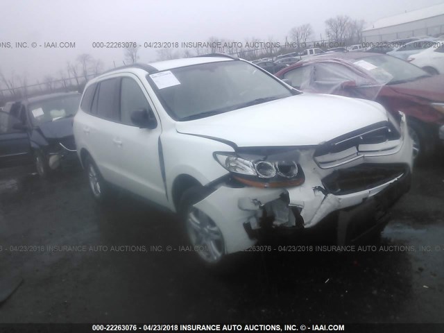 5NMSGDABXAH376069 - 2010 HYUNDAI SANTA FE GLS WHITE photo 1