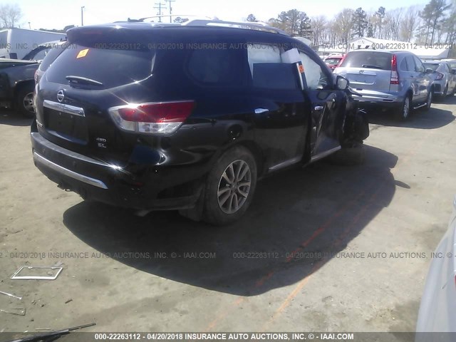 5N1AR2MM3DC612051 - 2013 NISSAN PATHFINDER 黑色 照片 4