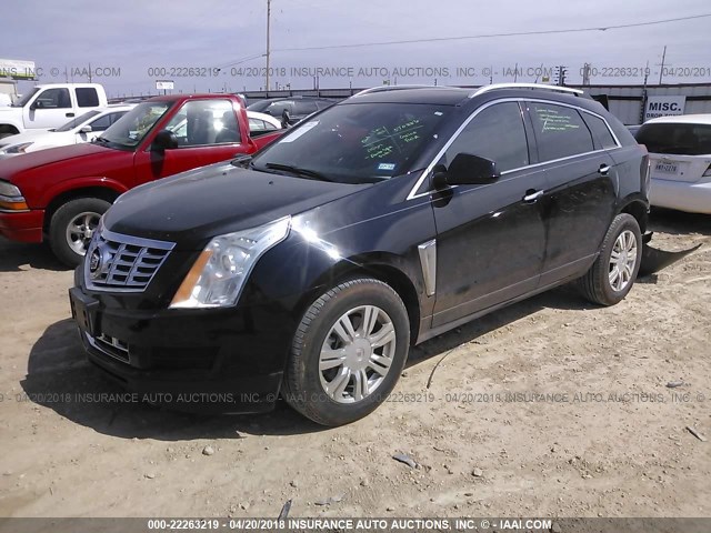 3GYFNBE35ES522904 - 2014 CADILLAC SRX LUXURY COLLECTION BLACK photo 2