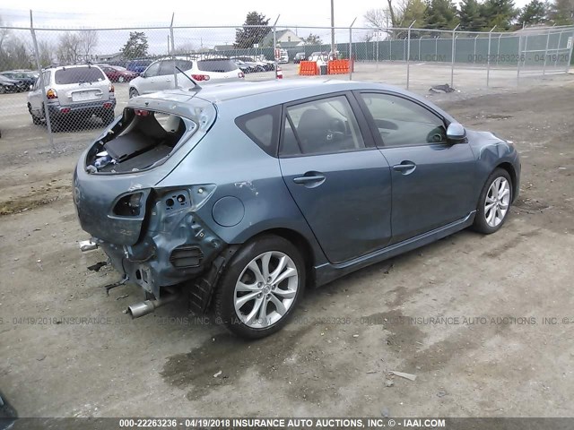 JM1BL1K50B1458102 - 2011 MAZDA 3 S TEAL photo 4