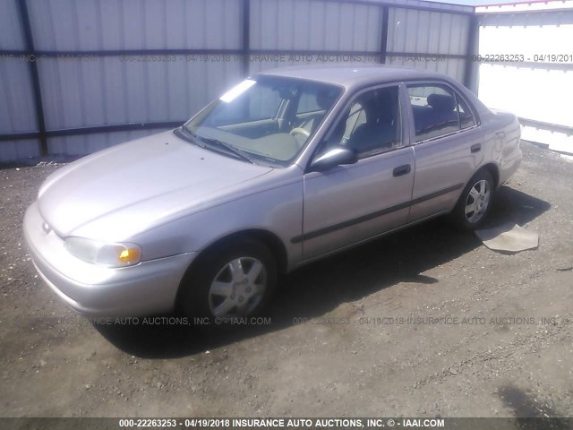 1Y1SK52881Z415076 - 2001 CHEVROLET GEO PRIZM LSI TAN photo 2