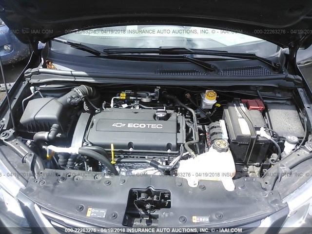 1G1JB5SG5H4154903 - 2017 CHEVROLET SONIC LS 灰色 照片 10