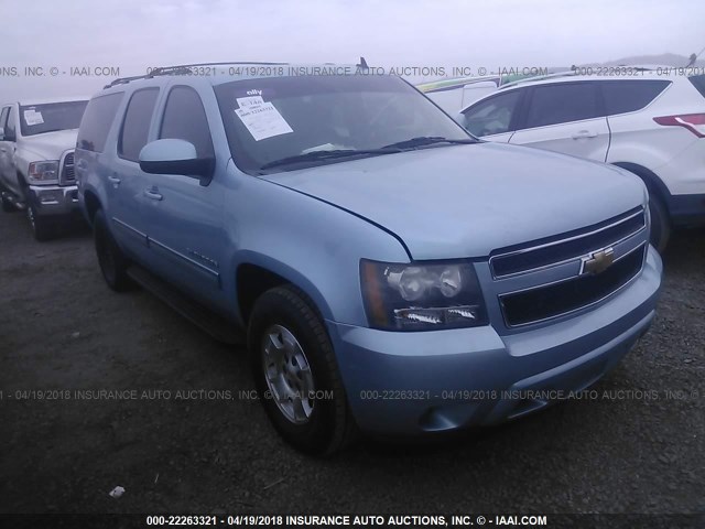 1GNSCHE04BR361065 - 2011 CHEVROLET SUBURBAN C1500  LS BLUE photo 1