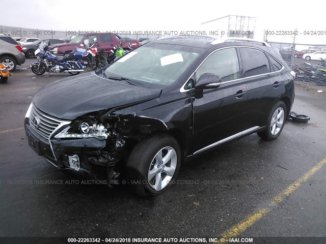 2T2BK1BAXFC285590 - 2015 LEXUS RX 350/BASE/F SPORT BLACK photo 2