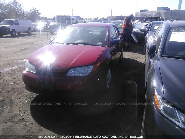 1G8AN18F56Z172169 - 2006 SATURN ION LEVEL 2 RED photo 2