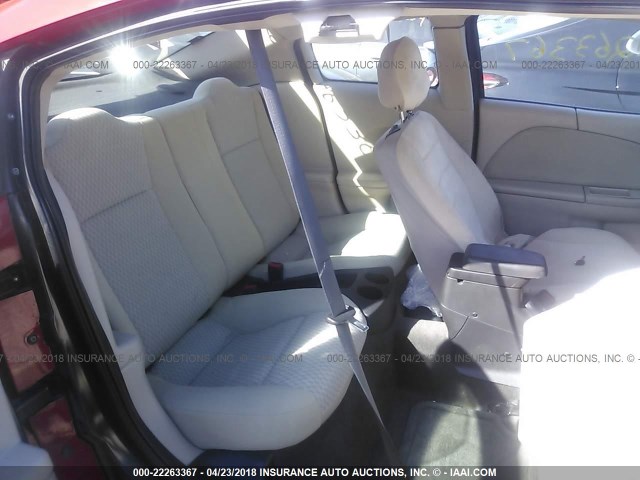 1G8AN18F56Z172169 - 2006 SATURN ION LEVEL 2 RED photo 8