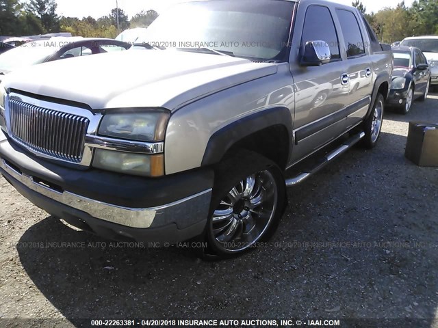 3GNEC13T03G220559 - 2003 CHEVROLET AVALANCHE C1500 GRAY photo 2