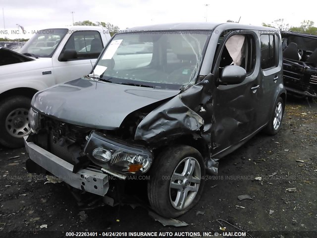 JN8AZ2KR2AT164775 - 2010 NISSAN CUBE S/SL/KROM SILVER photo 2