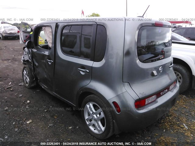 JN8AZ2KR2AT164775 - 2010 NISSAN CUBE S/SL/KROM SILVER photo 3