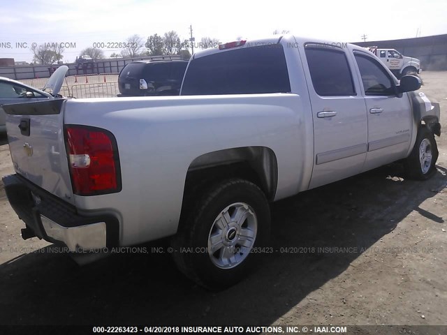 3GCPKTE22DG323956 - 2013 CHEVROLET SILVERADO K1500 LTZ SILVER photo 4