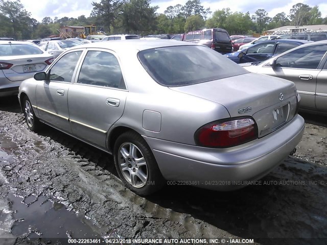 1YVGF22D025294184 - 2002 MAZDA 626 ES/LX Champagne photo 3