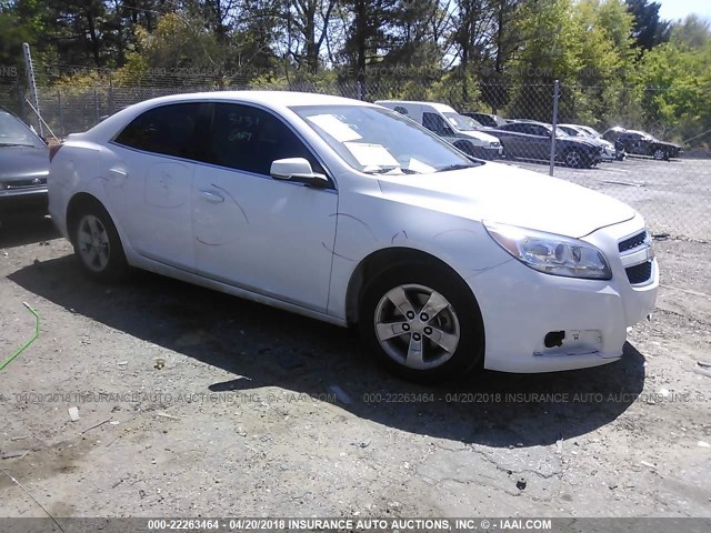 1G11C5SAXDF277488 - 2013 CHEVROLET MALIBU 1LT WHITE photo 1