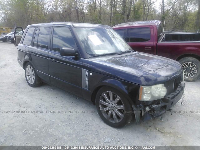 SALMF13436A214996 - 2006 LAND ROVER RANGE ROVER SUPERCHARGED BLACK photo 1