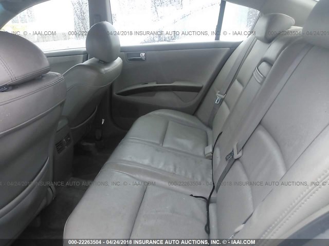 1N4BA41E95C854083 - 2005 NISSAN MAXIMA SE/SL SILVER photo 8