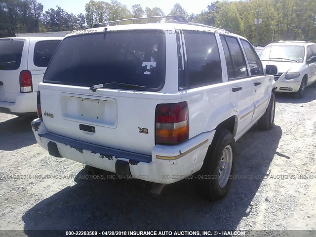 1J4GZ78Y7SC784230 - 1995 JEEP GRAND CHEROKEE LIMITED/ORVIS WHITE photo 4