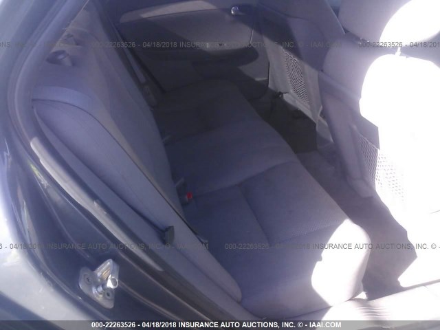1G1ZG57B684237595 - 2008 CHEVROLET MALIBU LS GRAY photo 8
