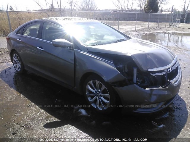 5NPEC4AB9CH446062 - 2012 HYUNDAI SONATA SE/LIMITED GRAY photo 1