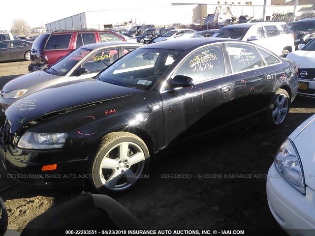 WAUDH74F08N116683 - 2008 AUDI A6 3.2 QUATTRO BLACK photo 2