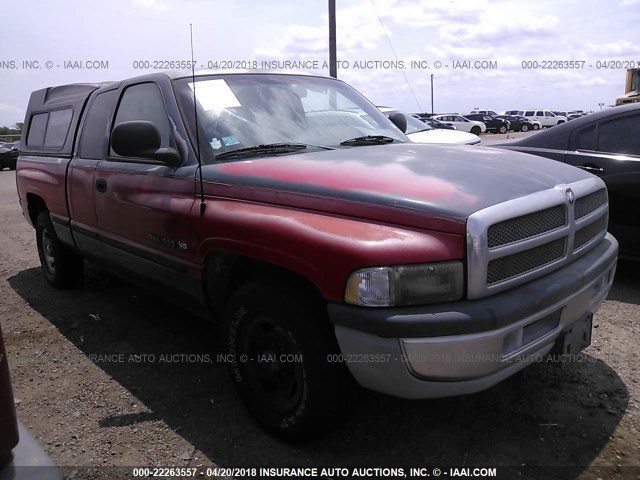 3B7HC13Z7WG157037 - 1998 DODGE RAM 1500 RED photo 1