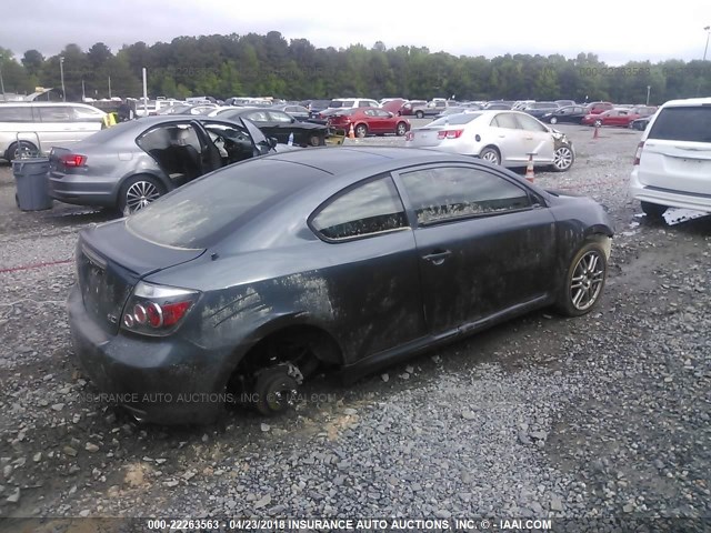 JTKDE3B70A0315924 - 2010 TOYOTA SCION TC 灰色 照片 4