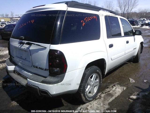 1GNES16S136118226 - 2003 CHEVROLET TRAILBLAZER EXT WHITE photo 4