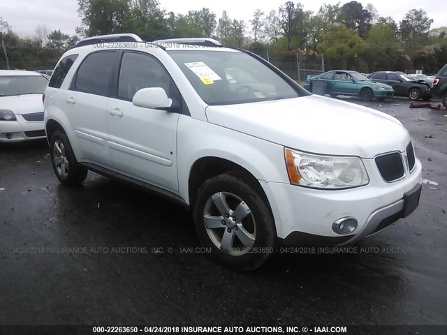 2CKDL73F776004395 - 2007 PONTIAC TORRENT WHITE photo 1