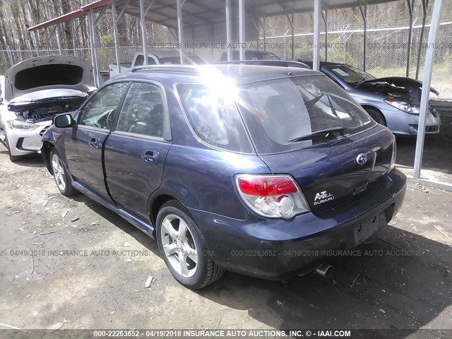 JF1GG67606H815547 - 2006 SUBARU IMPREZA 2.5I SPORTS WAGON BLUE photo 3