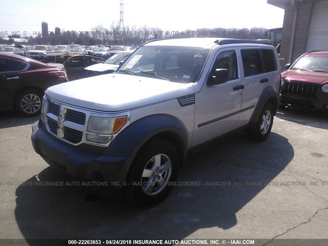 1D8GU28K17W560686 - 2007 DODGE NITRO SXT GRAY photo 2