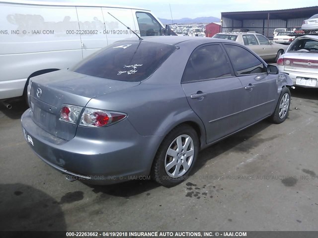 1YVFP80C465M23569 - 2006 MAZDA 6 I GRAY photo 4