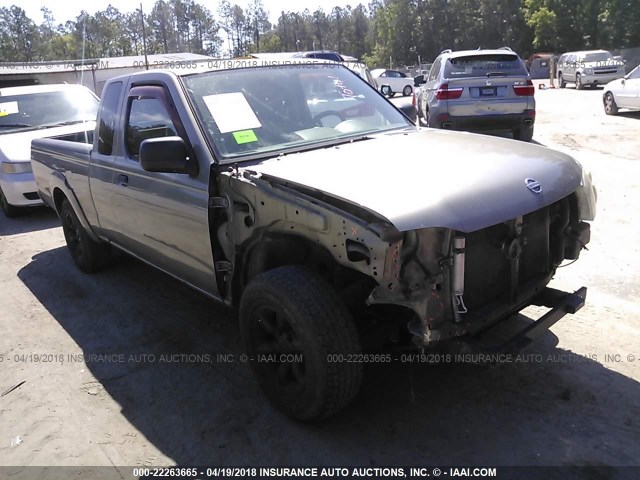 1N6DD26T24C457980 - 2004 NISSAN FRONTIER KING CAB XE GOLD photo 1