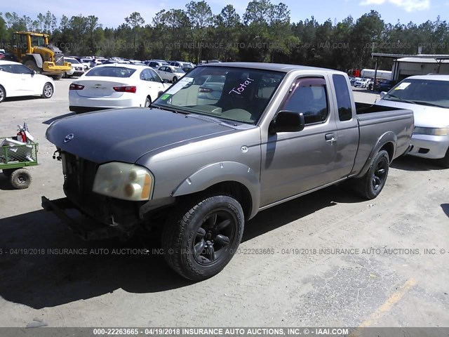 1N6DD26T24C457980 - 2004 NISSAN FRONTIER KING CAB XE GOLD photo 2