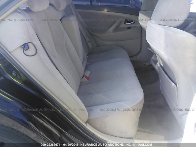 4T1BE46K07U061678 - 2007 TOYOTA CAMRY NEW GENERAT CE/LE/XLE/SE BLACK photo 8