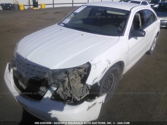 1C3LC46R27N676811 - 2007 CHRYSLER SEBRING WHITE photo 2