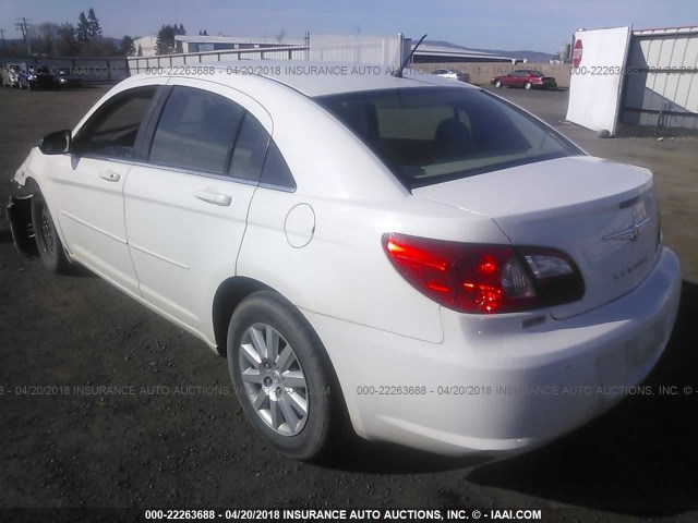 1C3LC46R27N676811 - 2007 CHRYSLER SEBRING WHITE photo 3