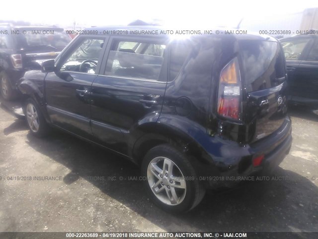 KNDJT2A20B7734347 - 2011 KIA SOUL +/!/SPORT BLACK photo 3