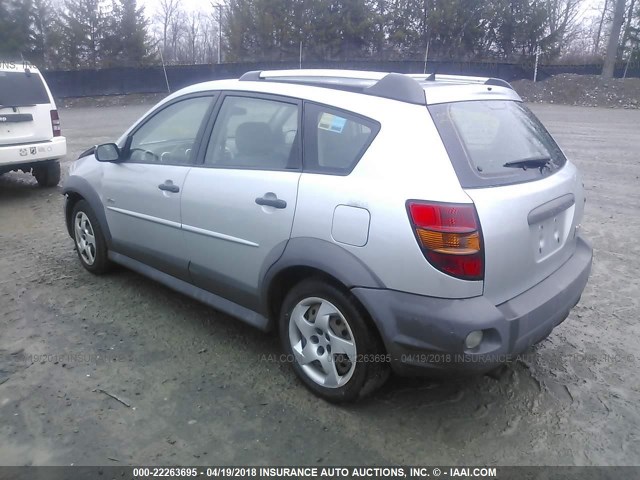 5Y2SL65887Z401030 - 2007 PONTIAC VIBE SILVER photo 3